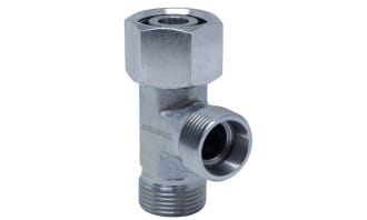 Adaptador TEE Macho DKO X F�mea DKO Lateral