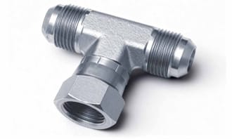 Adaptador TEE Central Macho JIC X F�mea JIC