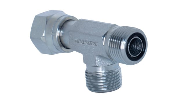 Adaptador TEE ORFS M ORFS F LATERAL